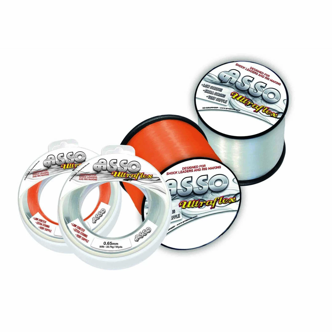 Asso Line Asso Ultraflex Line 4oz Spool Clear 3 Asso Line Asso Ultraflex Line 4oz Spool Clear