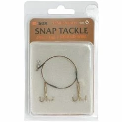 Pike Wire & Traces E-SOX Snap Tackle (semi Barbed)