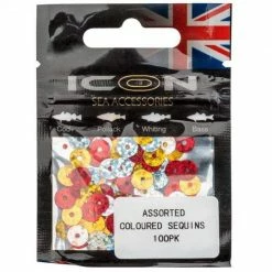 Sea Terminal Icon Assorted Coloured Sequins 100pk