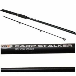 NGT Carp Stalker 8ft Black Rod Carp Rods