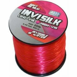 Asso Line Asso Invisilk Line 4oz Spool Fluoro Red Sea Line