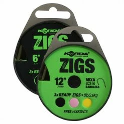 Ready Carp Rigs Korda Ready Zigs Size 10